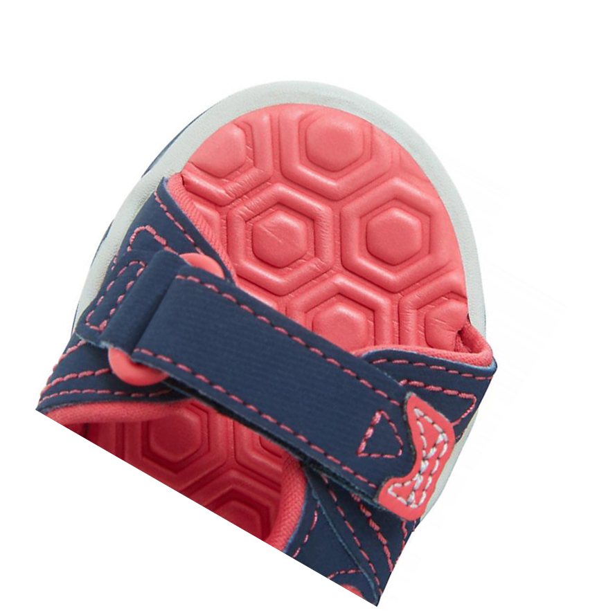 Kids' Timberland Adventure Seeker 2-Strap Toddler Sandals Navy Pink | GFA-284031