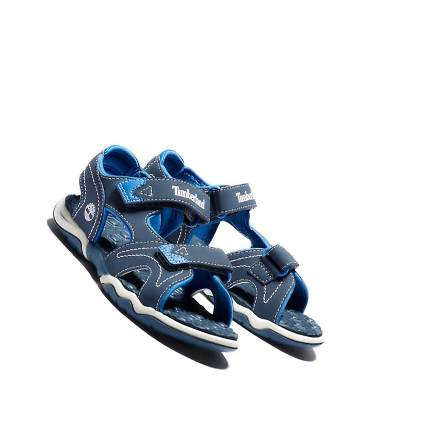 Kids' Timberland Adventure Seeker Junior Sandals Navy Blue | HQX-351602