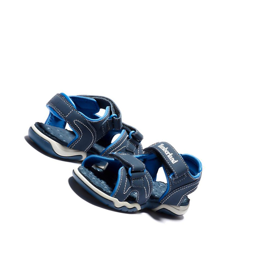 Kids' Timberland Adventure Seeker Junior Sandals Navy Blue | HQX-351602