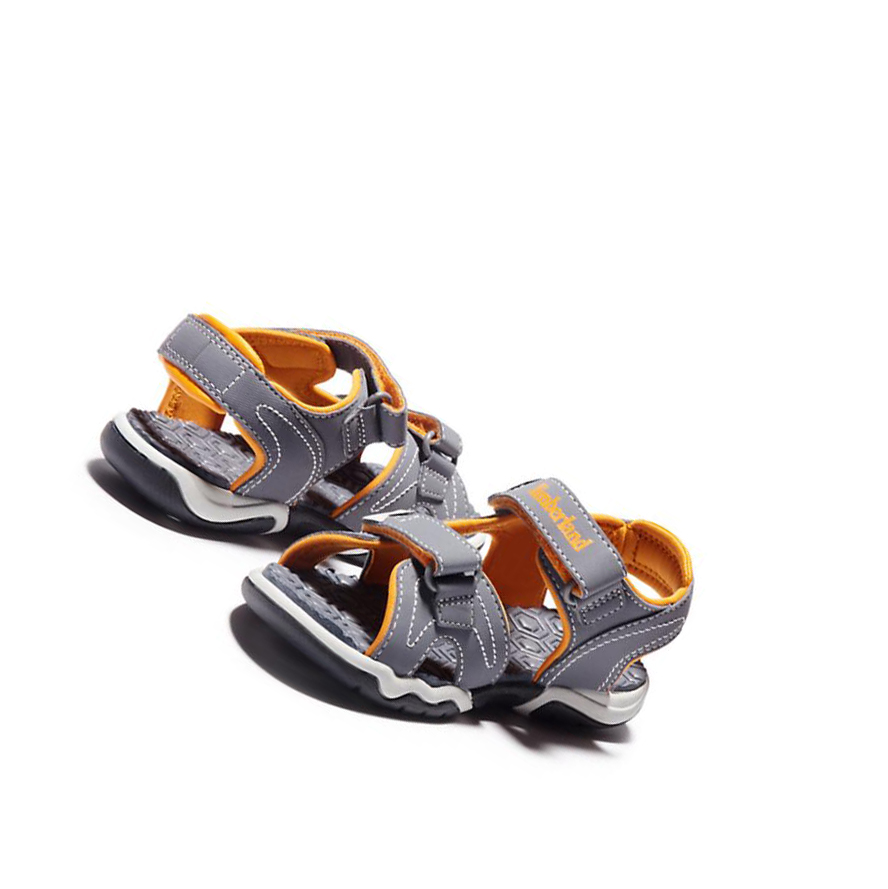 Kids' Timberland Adventure Seeker Youth Sandals Grey Orange | AXC-845967