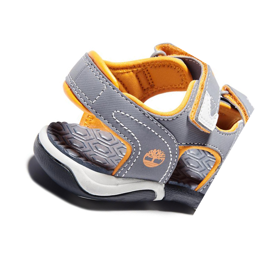 Kids' Timberland Adventure Seeker Youth Sandals Grey Orange | AXC-845967