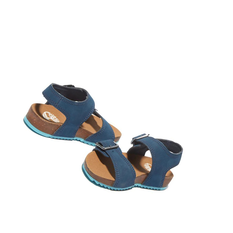 Kids' Timberland Castle Island Toddler Sandals Navy | ORQ-360712