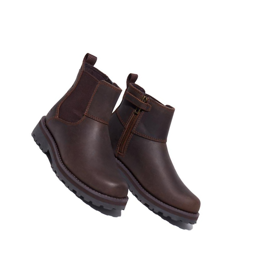 Kids' Timberland Courma Kid Junior Chelsea Boots Dark Brown | XIV-170259