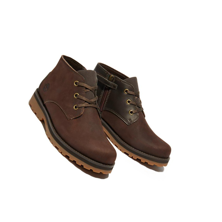 Kids' Timberland Courma Kid Junior Chukka Boots Dark Brown | WKB-395407