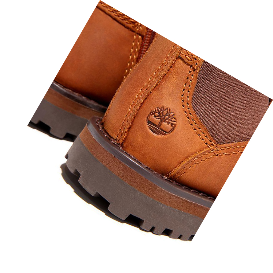 Kids' Timberland Courma Kid Toddler Chelsea Boots Brown | HWC-385946