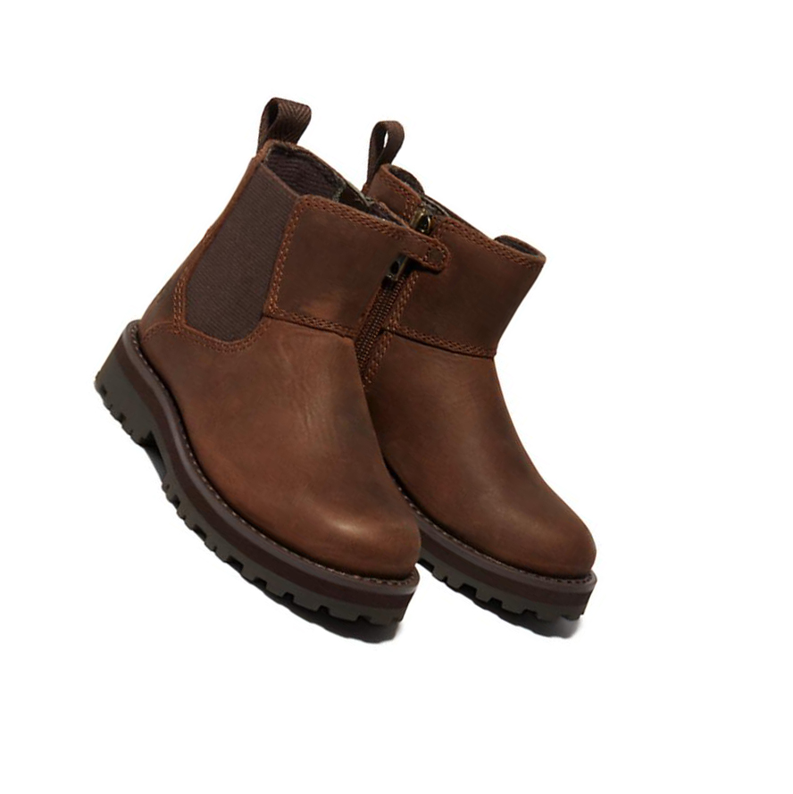 Kids' Timberland Courma Kid Toddler Chelsea Boots Dark Brown | MIK-105287