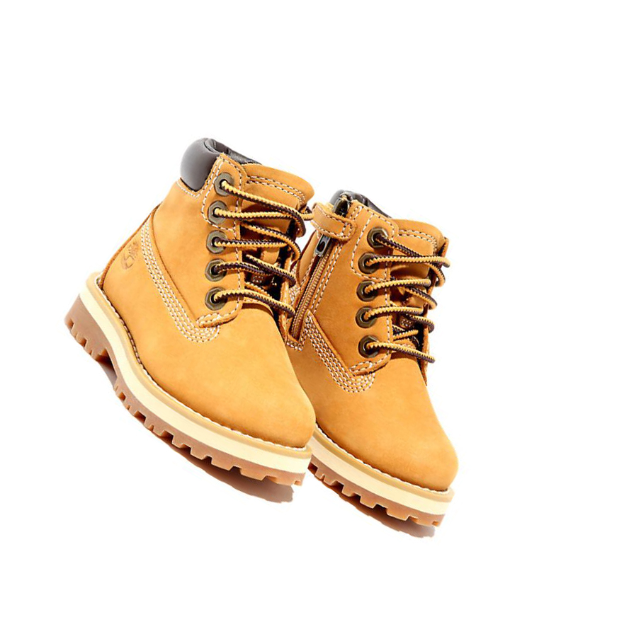 Kids' Timberland Courma Kid Toddler Original 6-inch Boots Yellow | KZX-395106