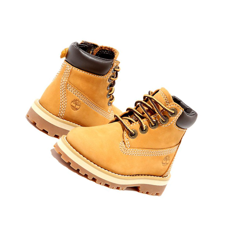 Kids' Timberland Courma Kid Toddler Original 6-inch Boots Yellow | KZX-395106