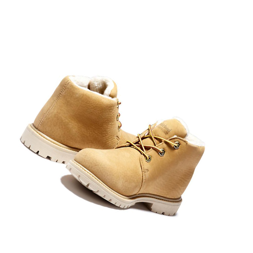 Kids' Timberland Courma Kid Winter Toddler Hiking Boots Yellow | HOK-719462