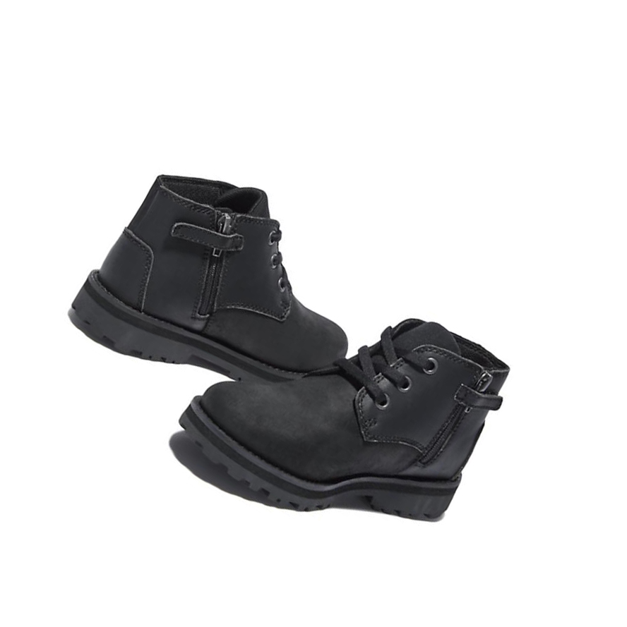 Kids' Timberland Courma Kid Youth Chukka Boots Black | ITY-274581