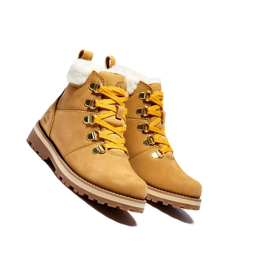 Kids' Timberland Courma Kid Youth Original 6-inch Boots Yellow | ZVW-740258