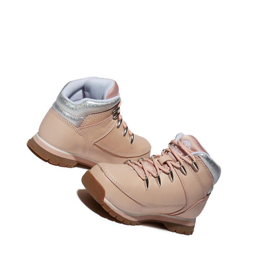 Kids' Timberland Euro Sprint Hiker Toddler Hiking Boots Light Pink | CSQ-058674