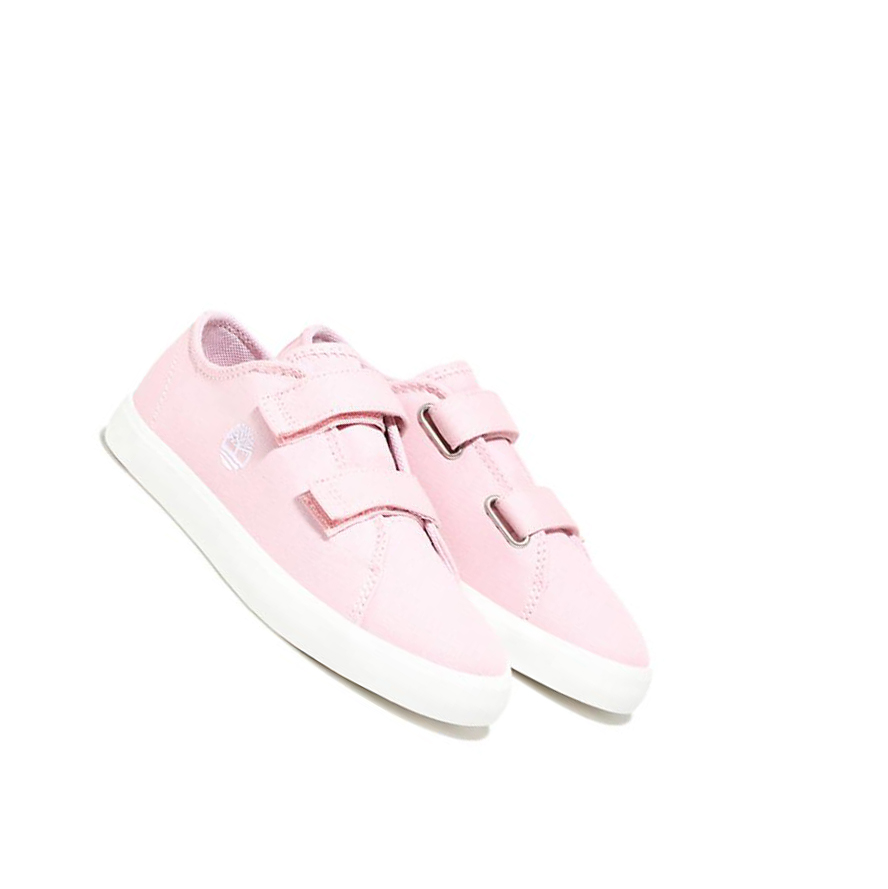 Kids' Timberland Newport Bay 2-Strap Toddler Sneakers Pink | SZM-749302