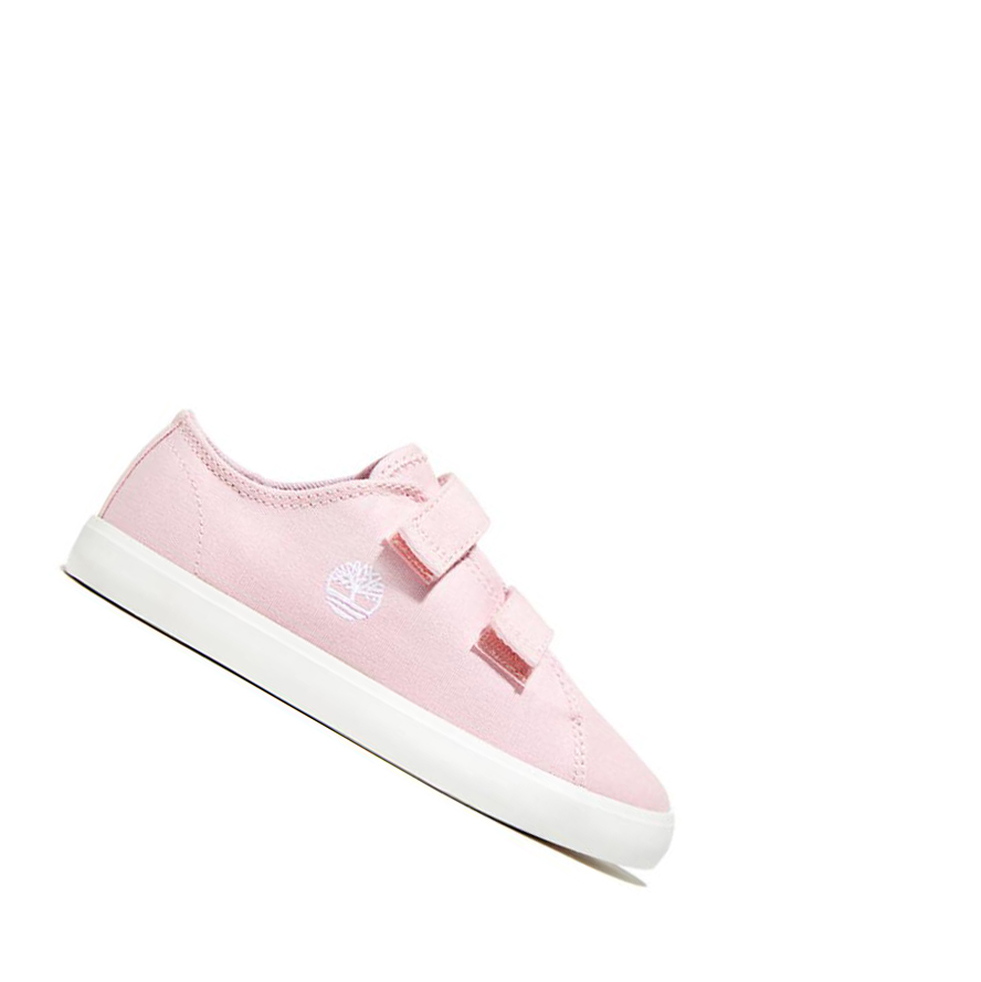 Kids\' Timberland Newport Bay 2-Strap Toddler Sneakers Pink | SZM-749302