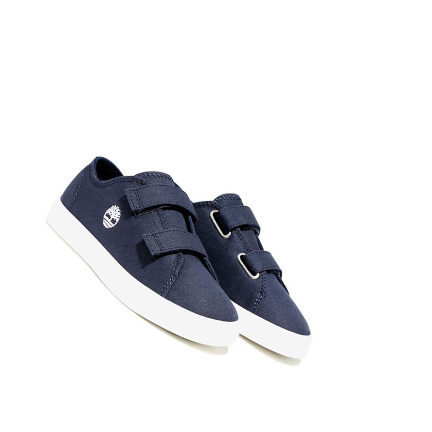 Kids' Timberland Newport Bay 2-Strap Toddler Sneakers Navy | ZJD-905627