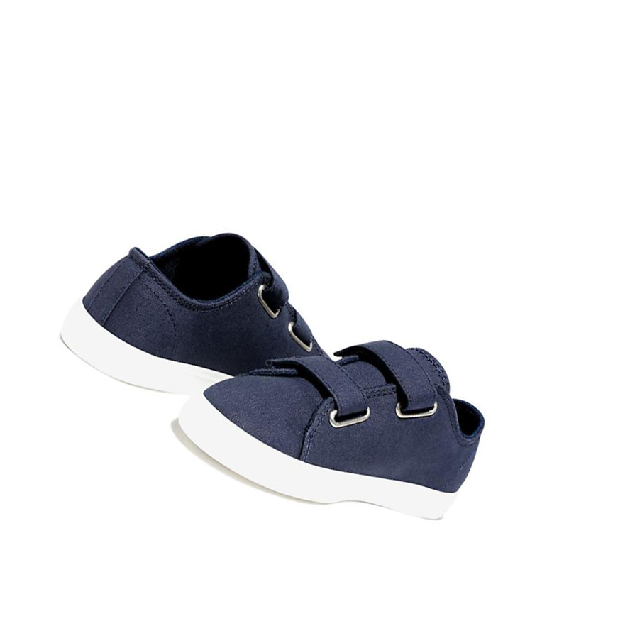 Kids' Timberland Newport Bay 2-Strap Toddler Sneakers Navy | ZJD-905627