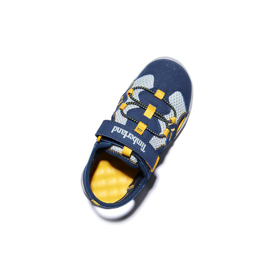 Kids' Timberland Perkins Row Fisherman Youth Sandals Navy | FZA-014358