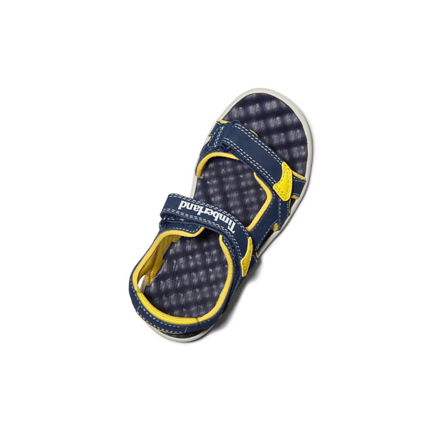 Kids' Timberland Perkins Row Youth Sandals Navy | BUE-825716