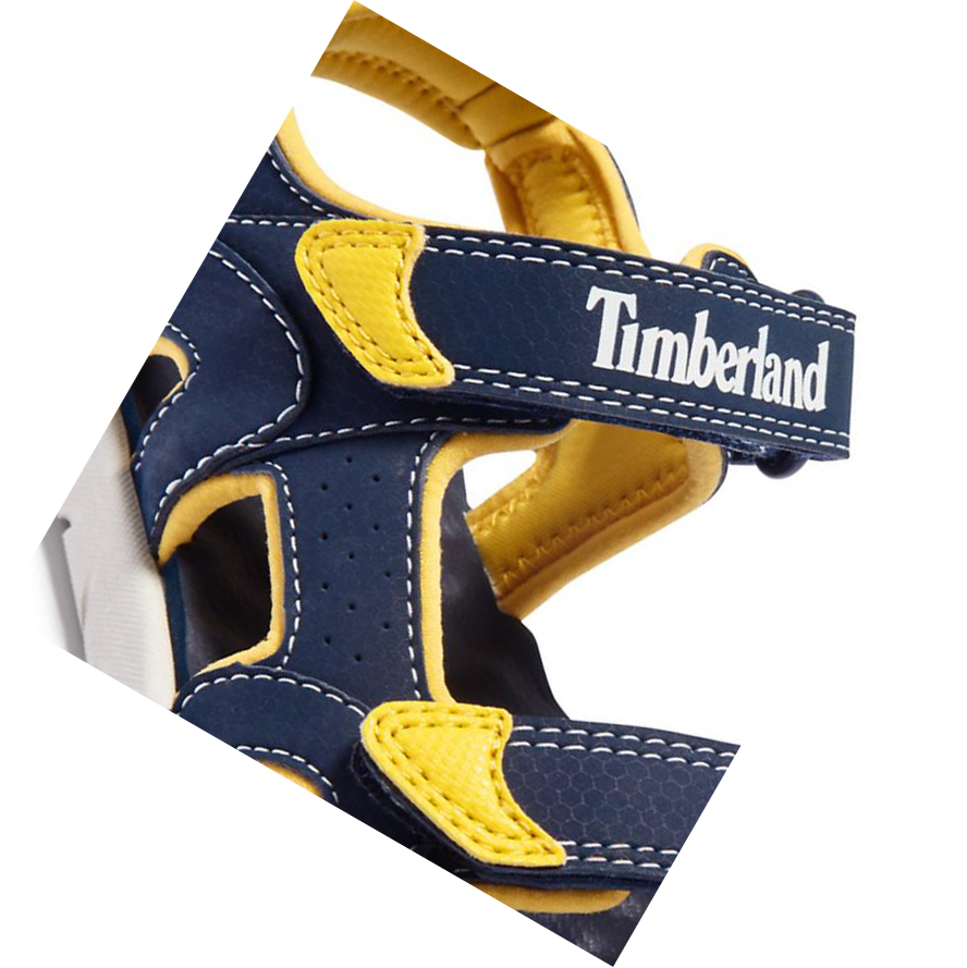 Kids' Timberland Perkins Row Youth Sandals Navy | BUE-825716