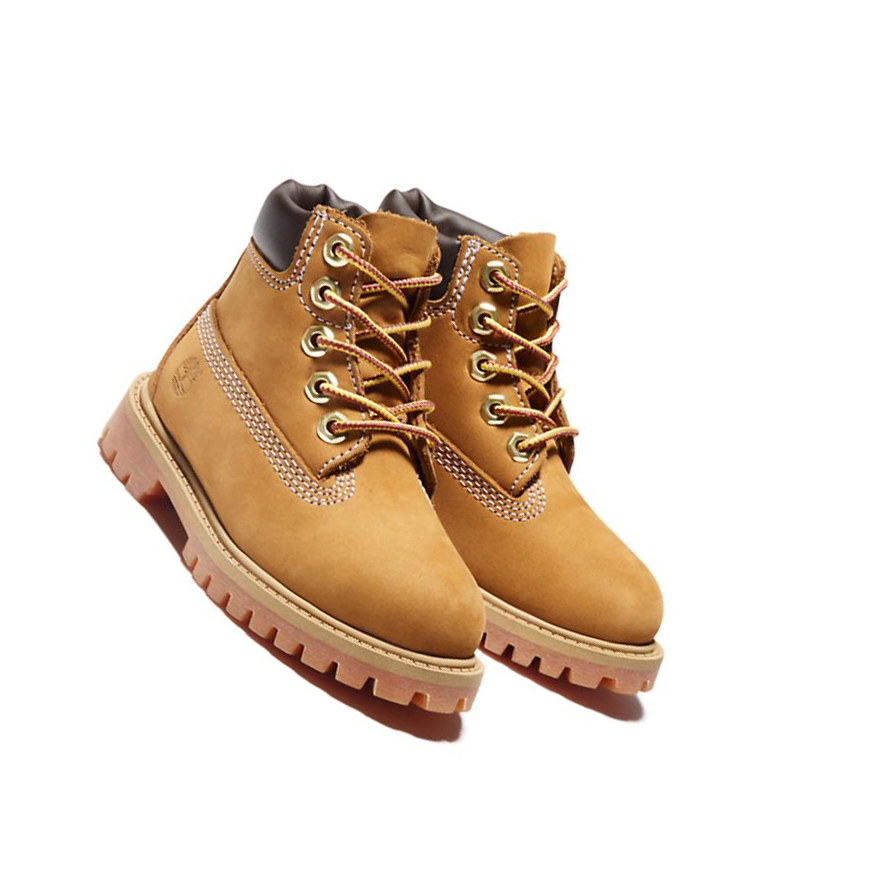 Kids' Timberland Premium Toddler Original 6-inch Boots Yellow | FQV-284165