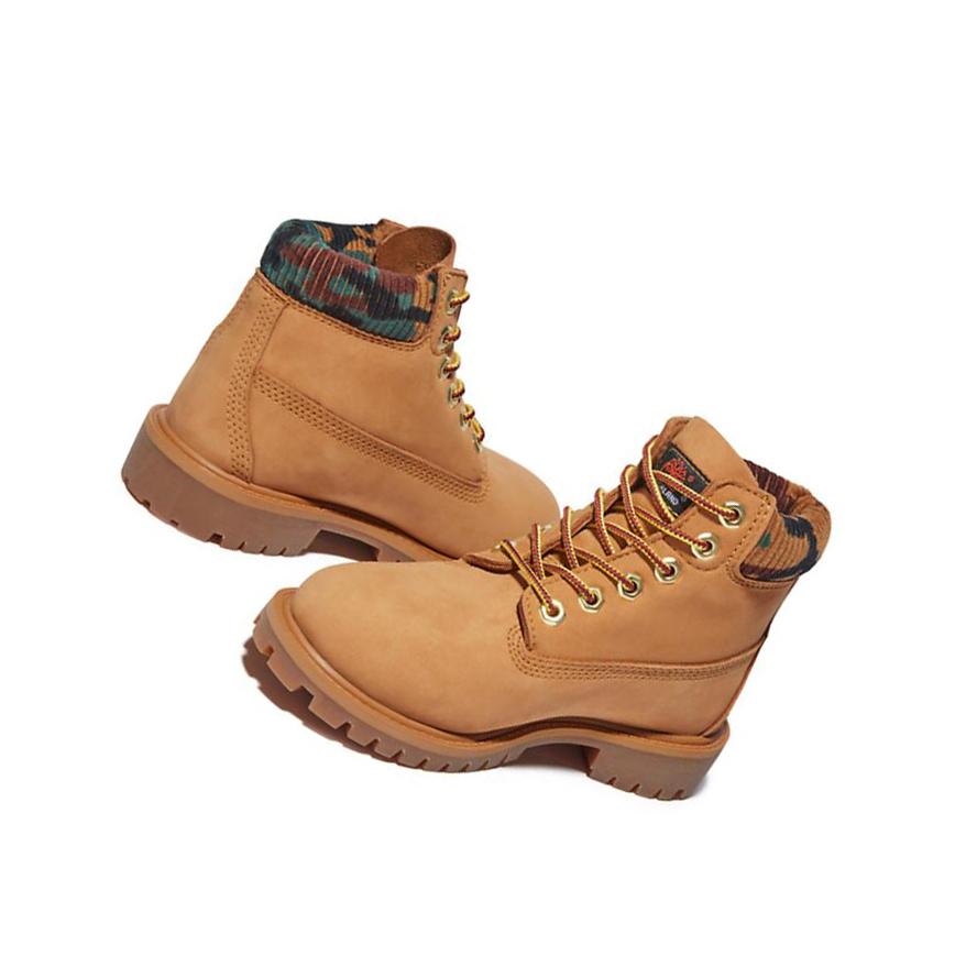 Kids' Timberland Premium Toddler Original 6-inch Boots Yellow | IAF-367491