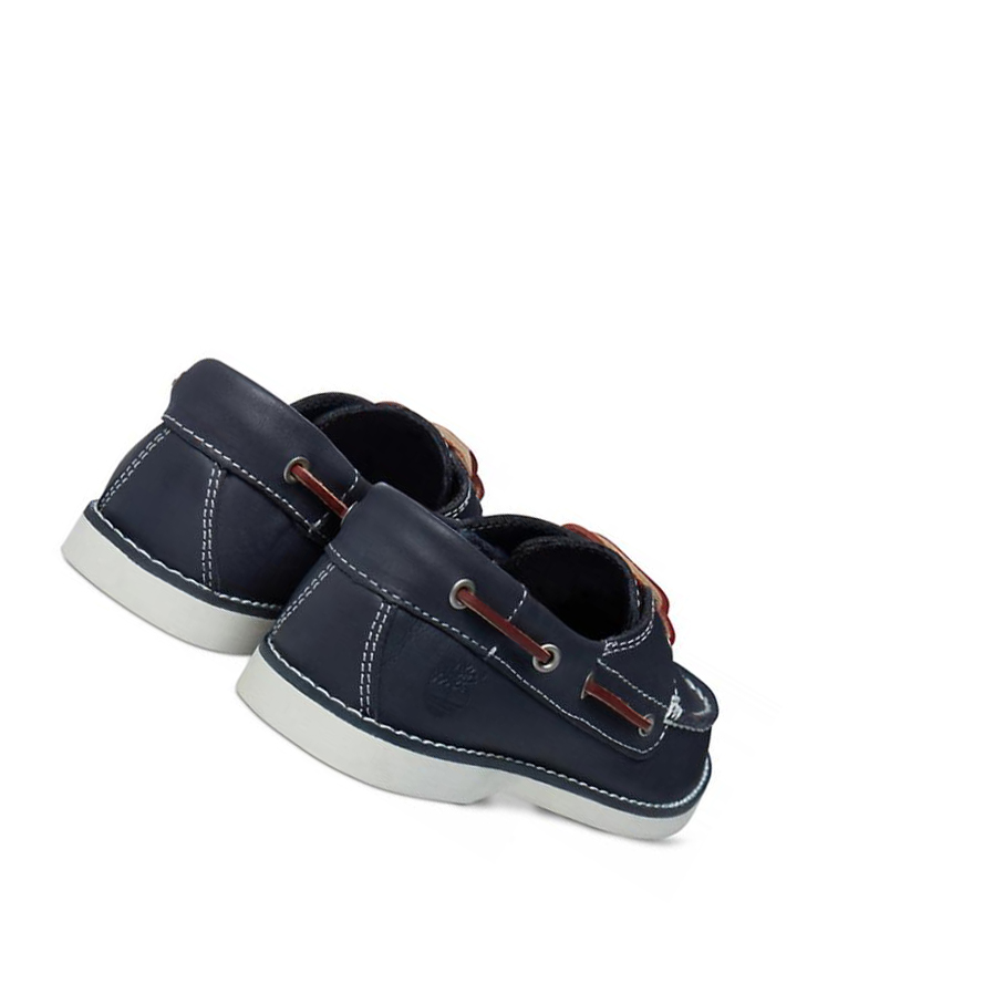 Kids' Timberland Seabury Youth Boat Shoes Navy | DIZ-974016