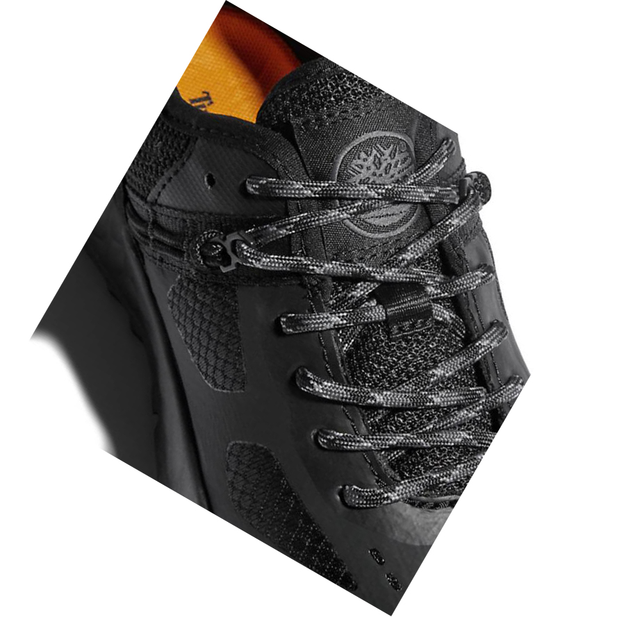 Kids' Timberland Solar Wave GreenStride™ Youth Sneakers Black | KJZ-684790