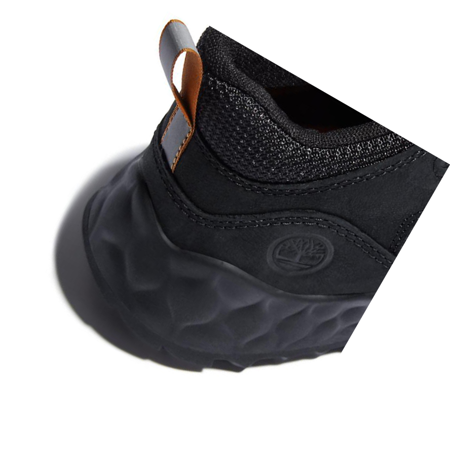 Kids' Timberland Solar Wave GreenStride™ Youth Sneakers Black | VJQ-218567