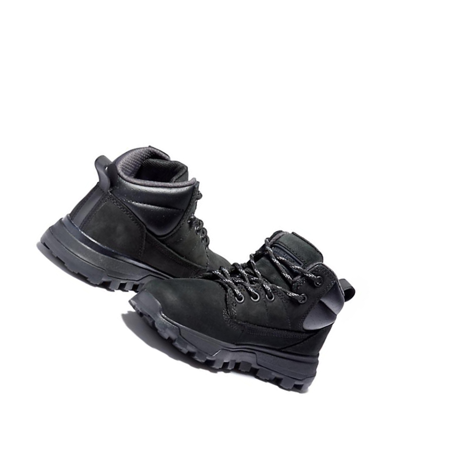 Kids' Timberland Treeline Mid Hiker Junior Hiking Boots Black | JMH-984321