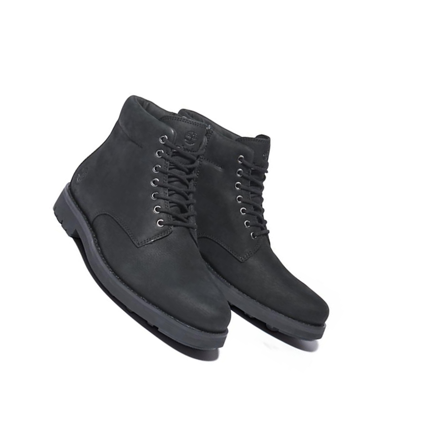 Men's Timberland Alden Brook Side-Zip Winter Boots Black | GXB-632479