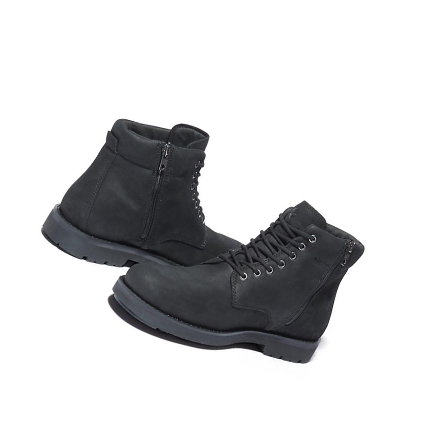 Men's Timberland Alden Brook Side-Zip Winter Boots Black | GXB-632479