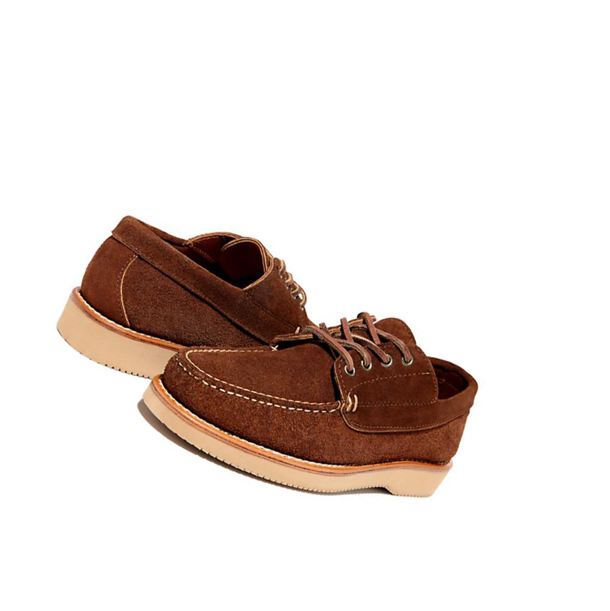 Men's Timberland American Craft Boat Shoes Dark Brown | GNQ-901734