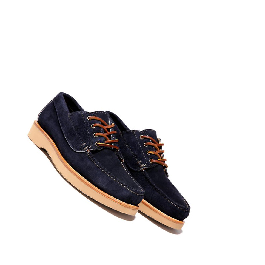 Men's Timberland American Craft Boat Shoes Navy | LFZ-396058