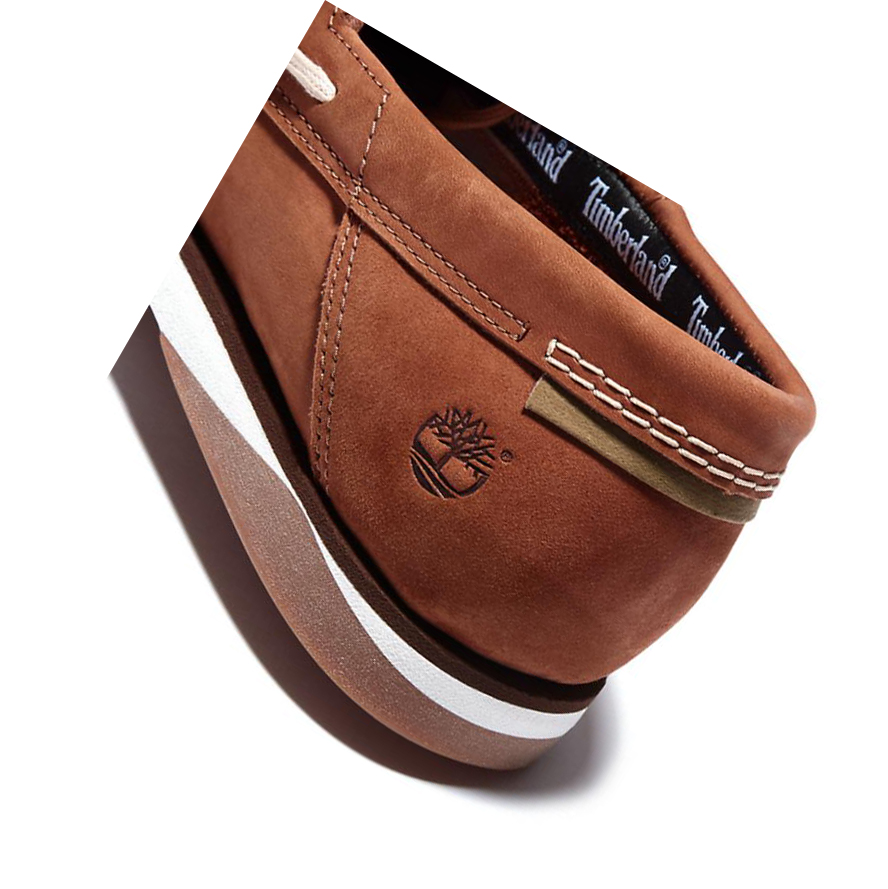 Men's Timberland Atlantis Break Boat Shoes Brown | IAT-482619