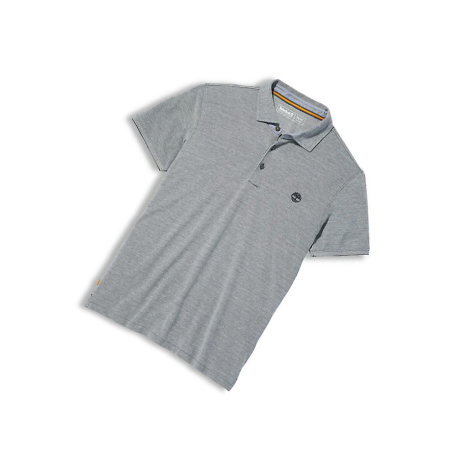 Men's Timberland Baboosic Brook Polo Navy | LOE-850172