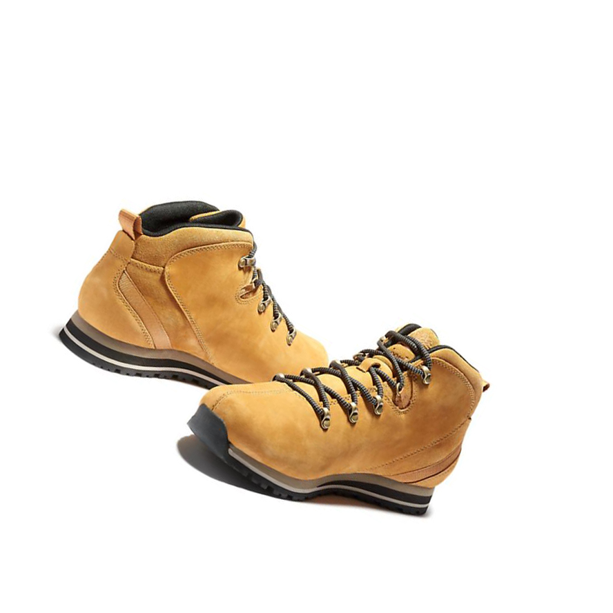 Men's Timberland Bartlett Ridge Mid Hiker Chukka Boots Yellow | CTQ-483915