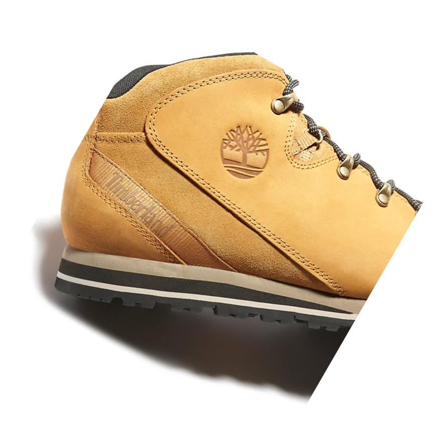 Men's Timberland Bartlett Ridge Mid Hiker Chukka Boots Yellow | CTQ-483915