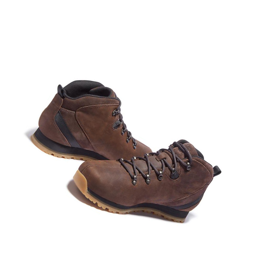 Men's Timberland Bartlett Ridge Mid Hiker Hiking Boots Dark Brown | DEG-940327