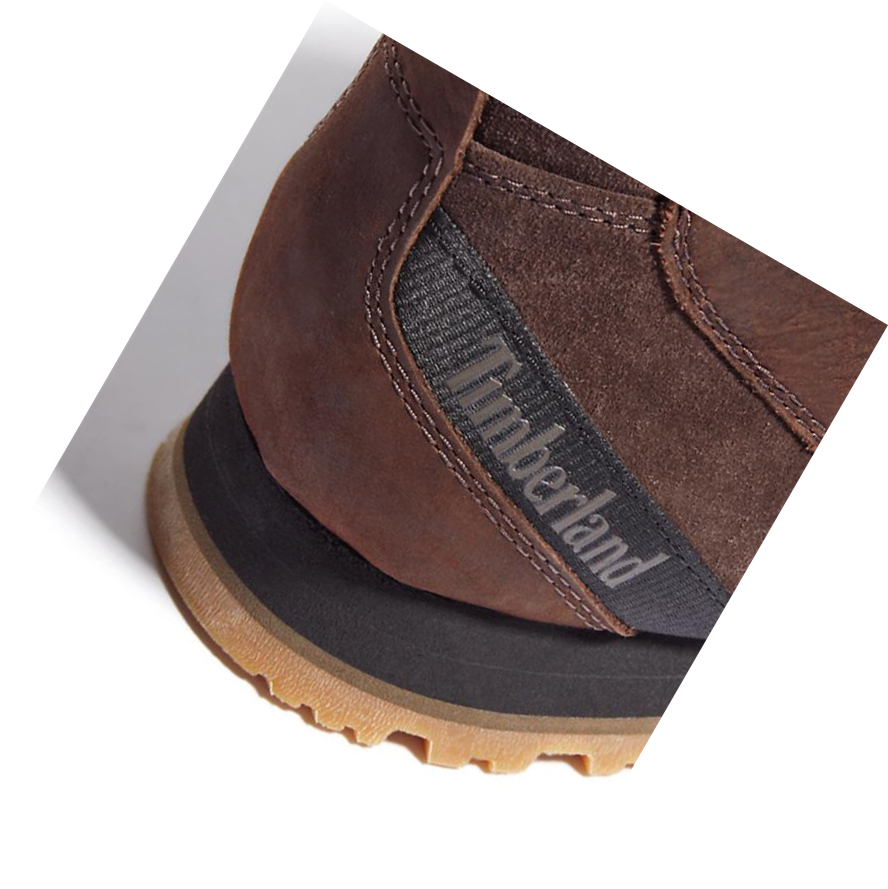 Men's Timberland Bartlett Ridge Mid Hiker Chukka Boots Dark Brown | JUY-879450