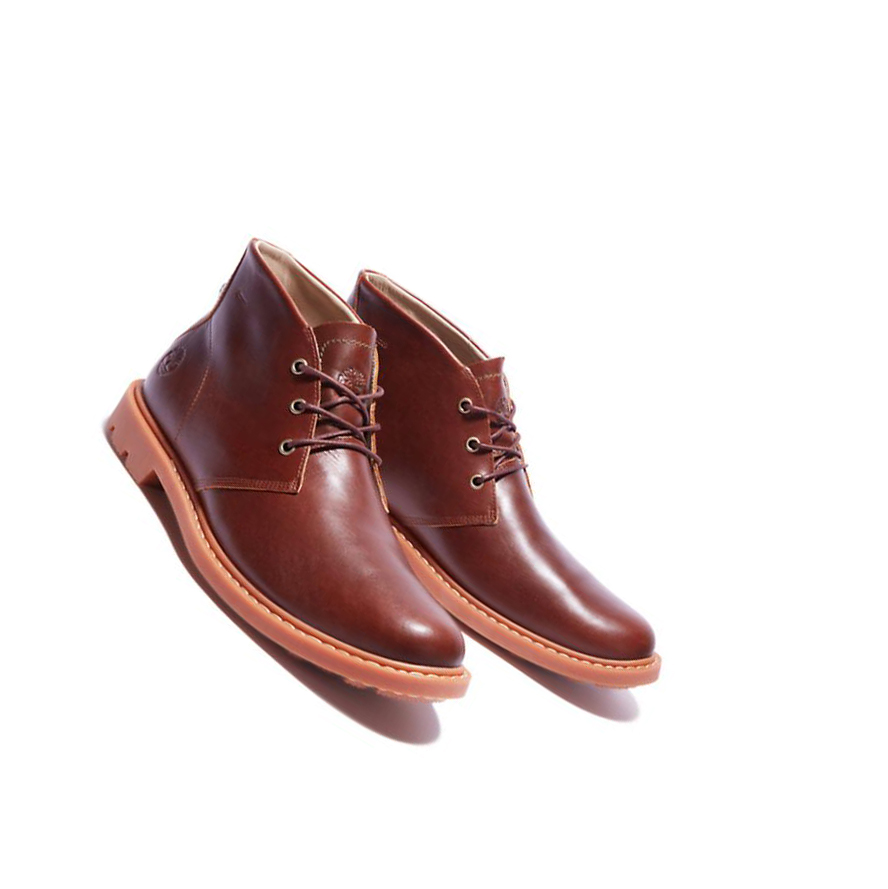 Men's Timberland Belanger EK+ Mid Chukka Boots Brown | DOR-023457