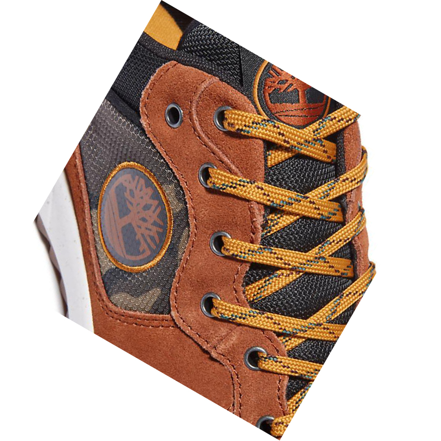 Men's Timberland Boulder Trail Trekker Sneakers Brown | TIM-621087