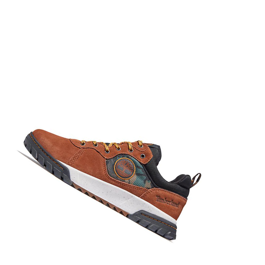 Men's Timberland Boulder Trail Trekker Sneakers Brown | TIM-621087