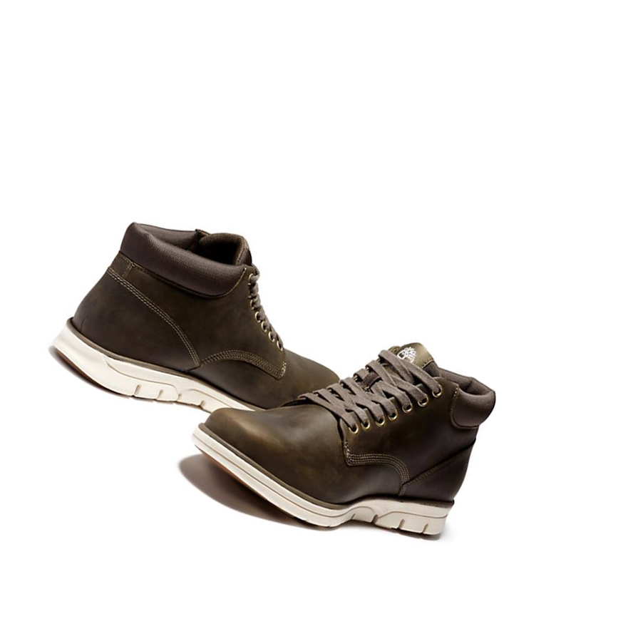 Men's Timberland Bradstreet Chukka Boots Greige | WFO-617403