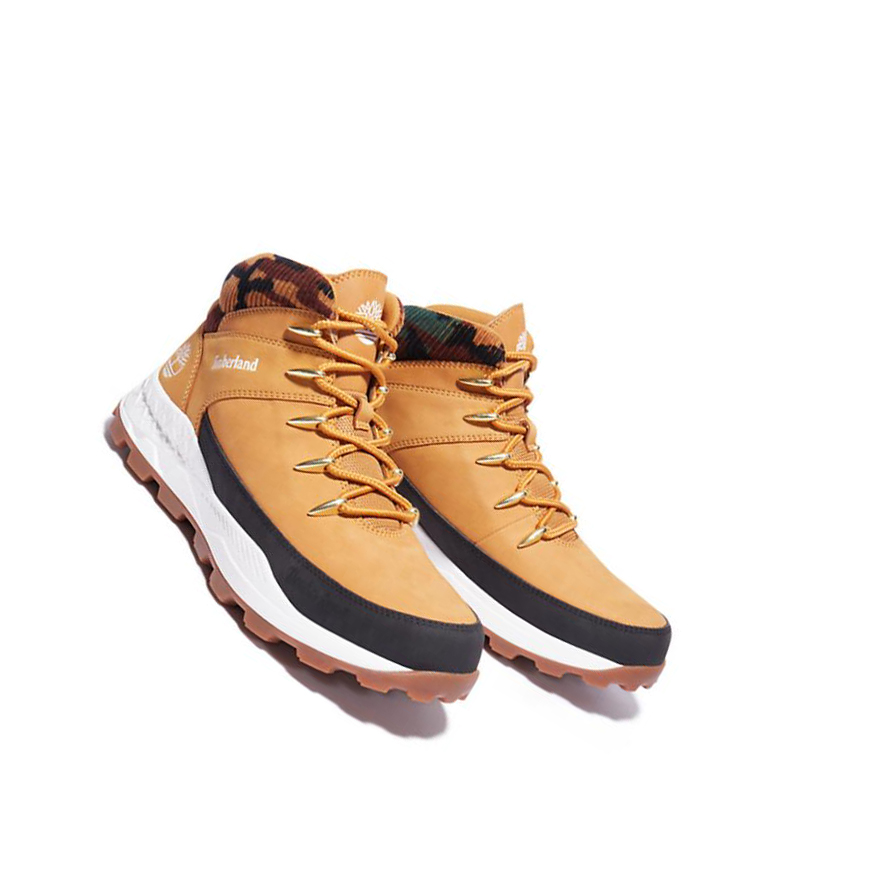 Men's Timberland Brooklyn Euro Sprint Sneakers Brown | DQJ-439278