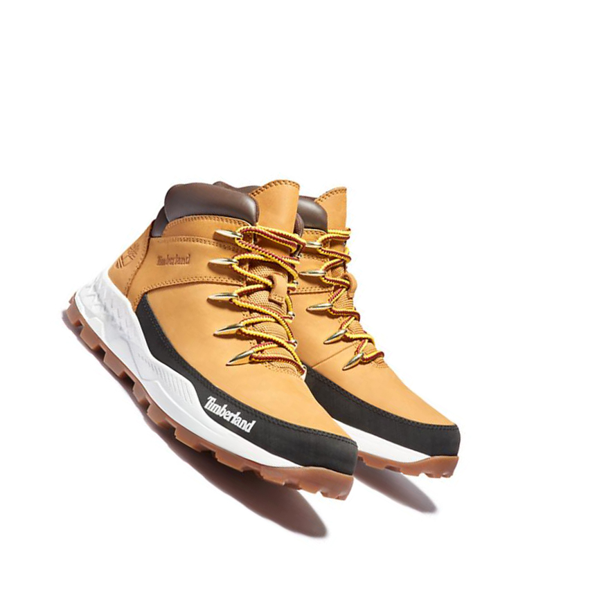 Men's Timberland Brooklyn Euro Sprint Sneakers Yellow | YBS-045691