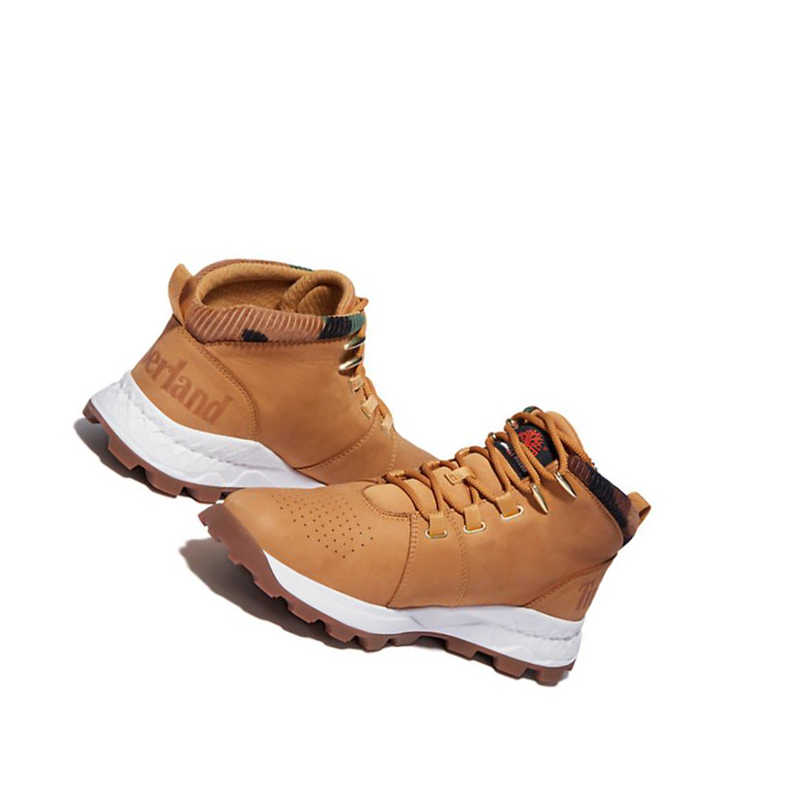 Men's Timberland Brooklyn Hiking Boots Brown | QTI-302497