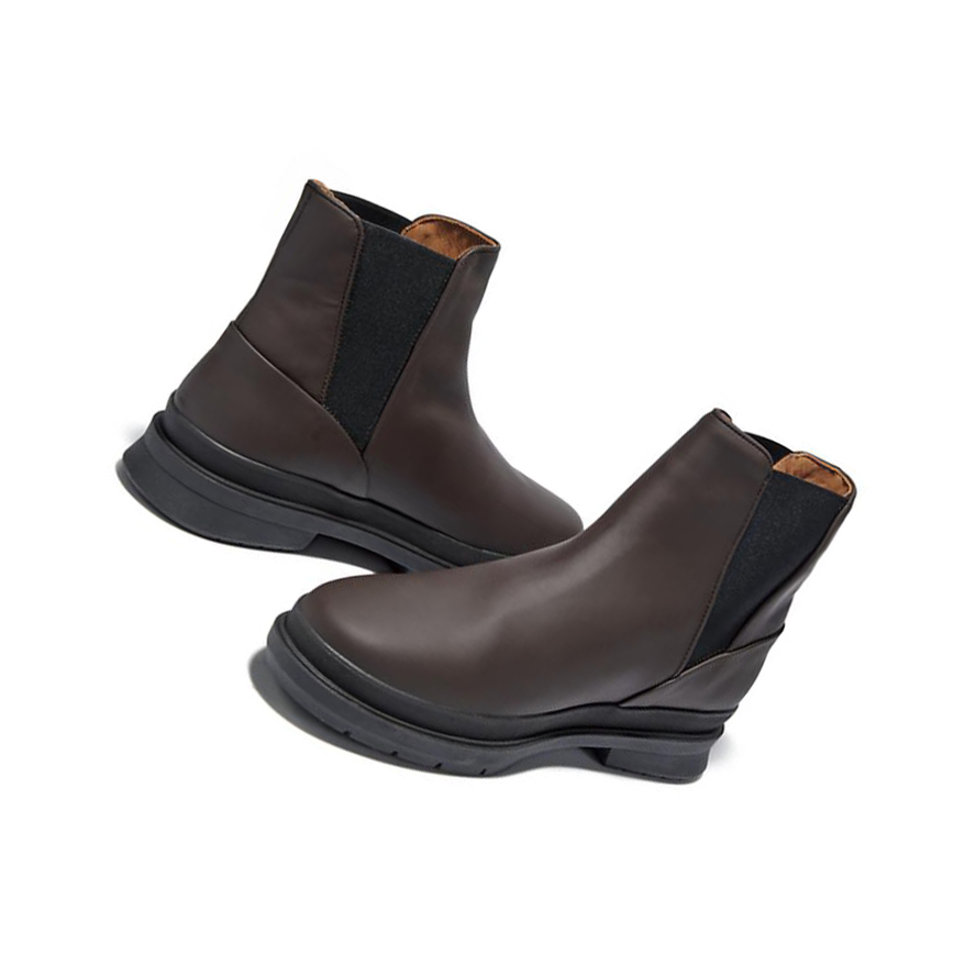 Men's Timberland CC Boulevard Chelsea Boots Dark Brown | HUO-012948