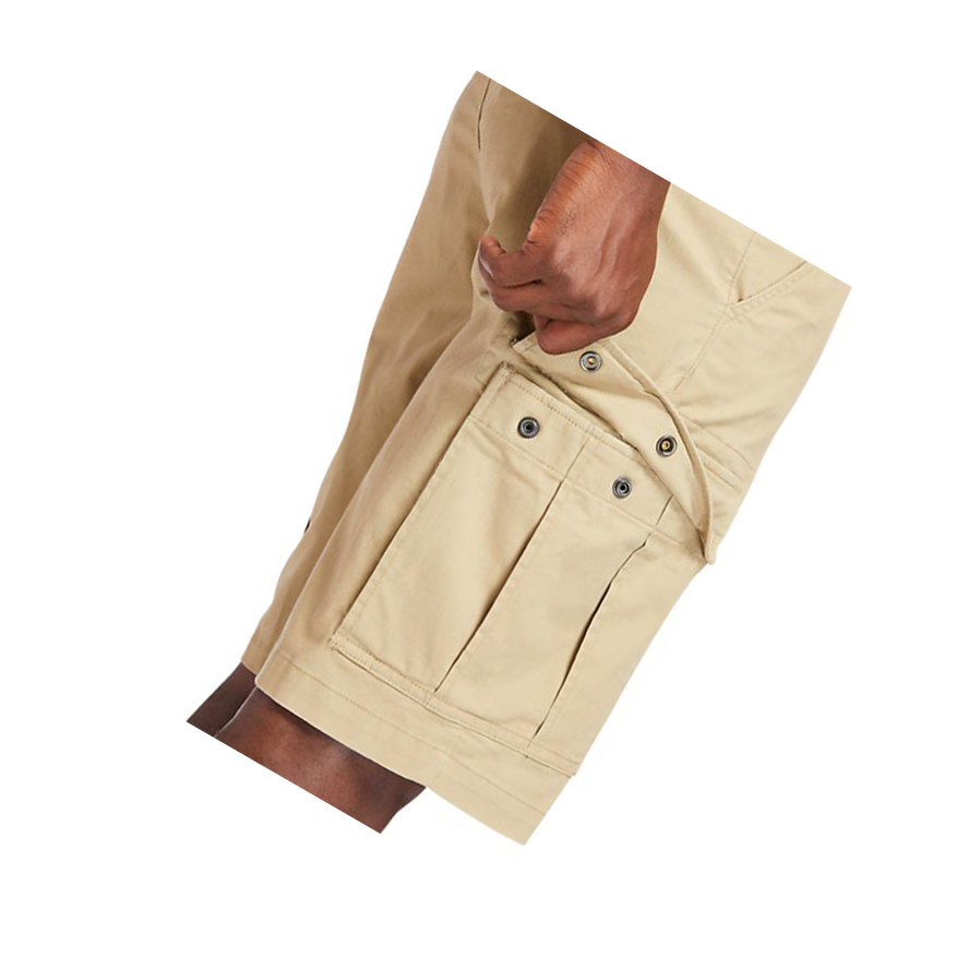 Men's Timberland Cargo Shorts Pants Khaki | ZML-164957