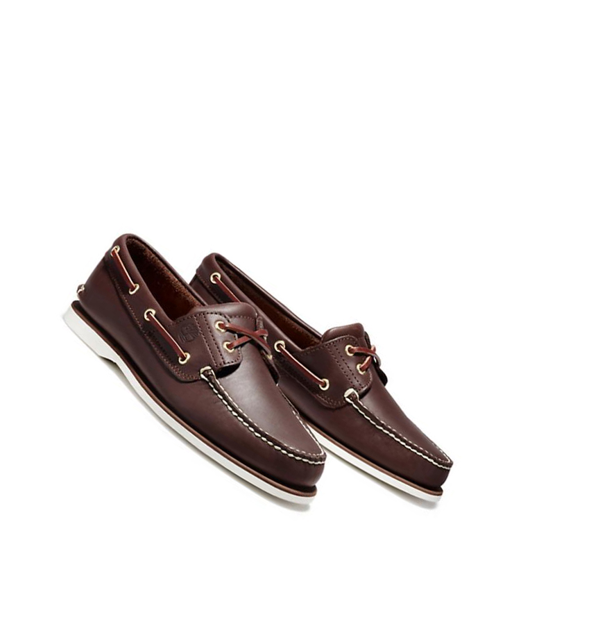 Men's Timberland Classic Boat Shoes Brown | OEC-982015