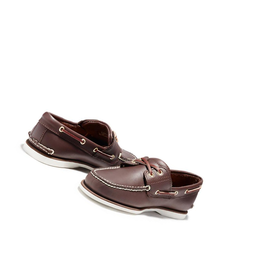 Men's Timberland Classic Boat Shoes Brown | OEC-982015